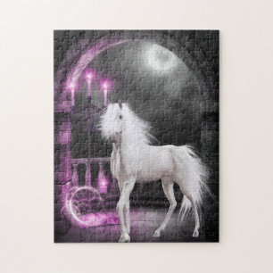 Puzzle Unicornio mágico rosa