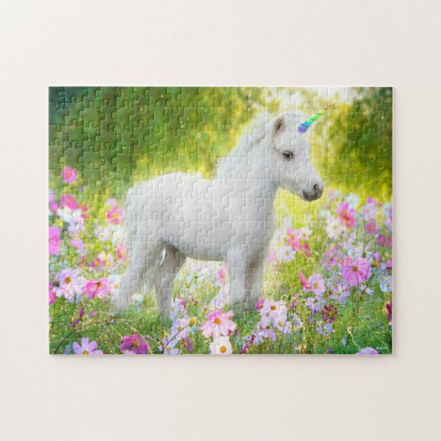 Puzzle Unicornio Pony Blanco (Horizontal)
