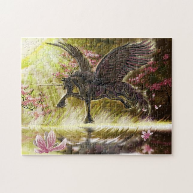 Puzzle Unicornio suave de ala táctil~rompecabezas (Horizontal)