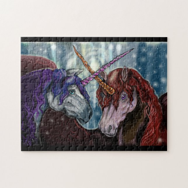 Puzzle Unicornios de Frambuesa (Horizontal)