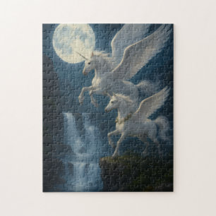 Puzzle Unicornios en vuelo - 