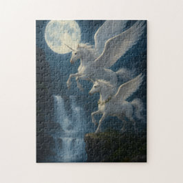 Puzzle Unicorns in flight - 