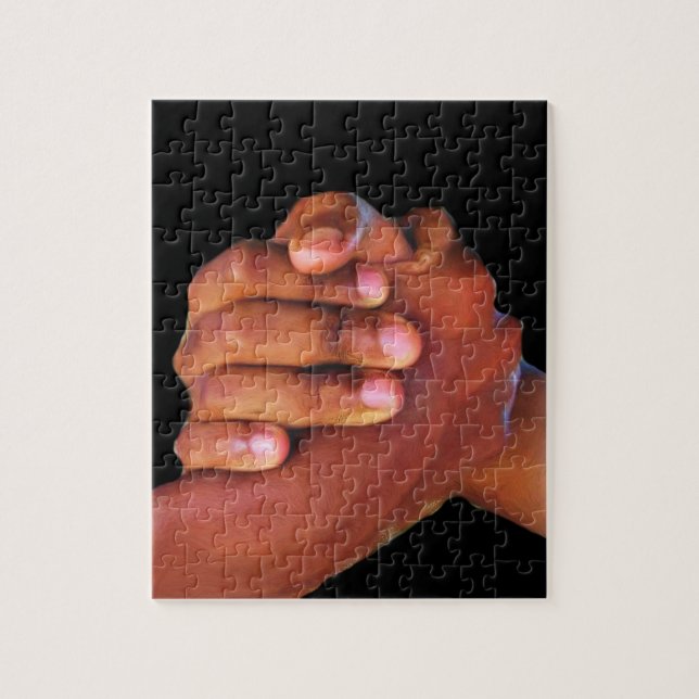 Puzzle Unidad y amor, mano a mano_ (Vertical)