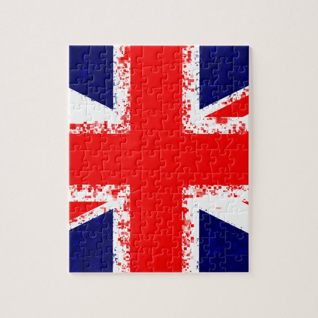 Puzzle Union jack london flag uk (Vertical)