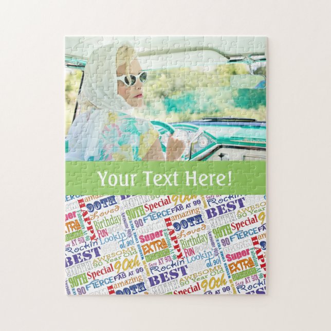 Puzzle Unique And Special 90th Birthday Party Gifts (Vertical)
