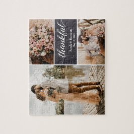 Puzzle Unique Wedding Thank You Photo Collage