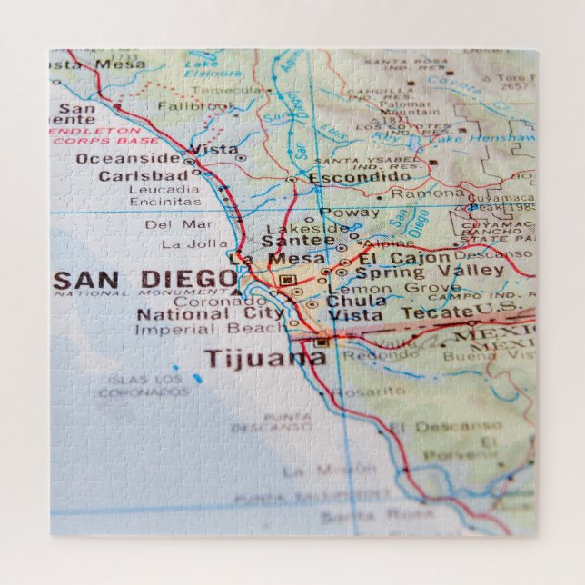 Puzzle United States 1830 Historical Vintage Map (Vertical)