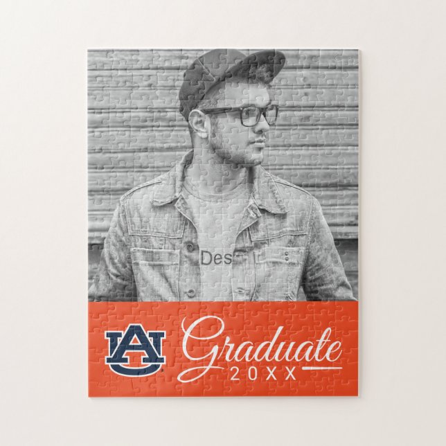 Puzzle Universidad Auburn | Logo de Auburn UA (Vertical)