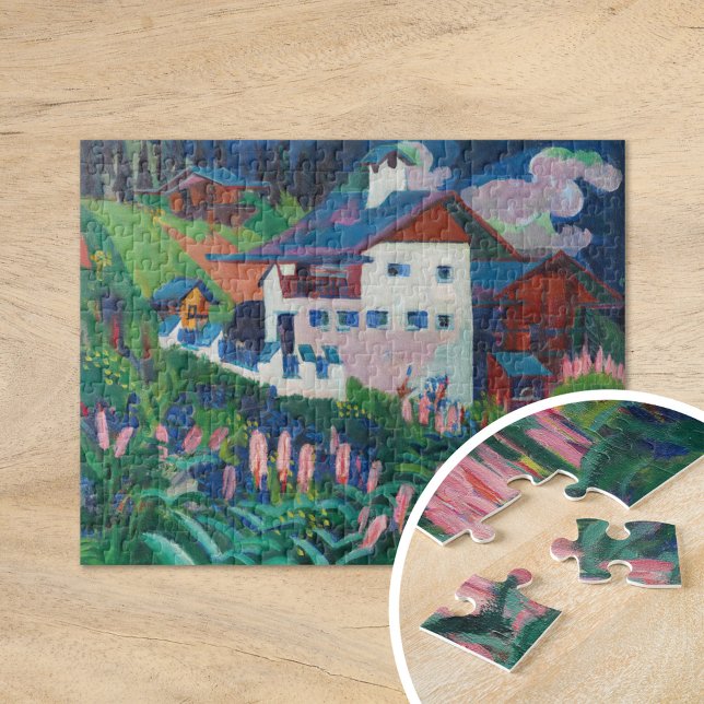 Puzzle Unser Haus | Ernst Ludwig Kirchner (Subido por el creador)