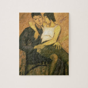 Puzzle Urbanite Couple, 1920 (aceite en lona)