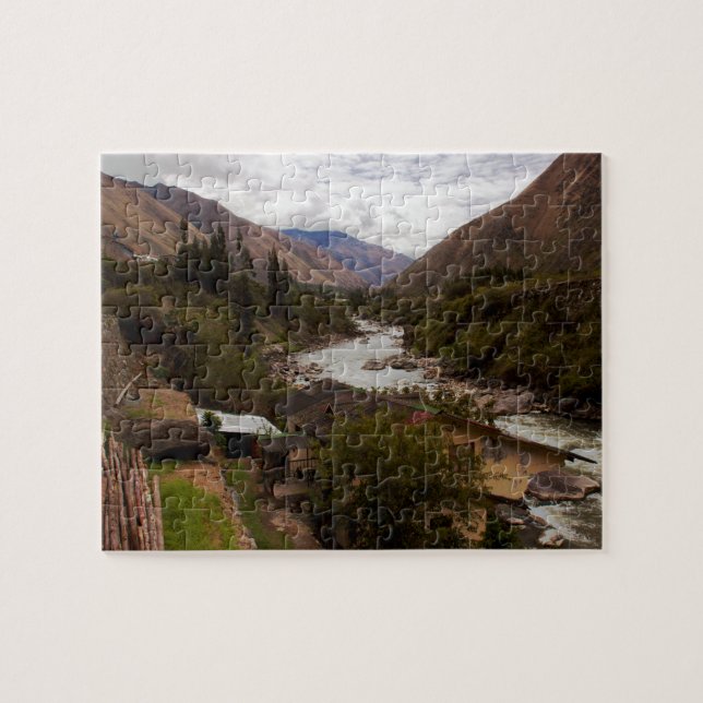 Puzzle Urubamba River Valley sagrado Cusco Perú (Horizontal)