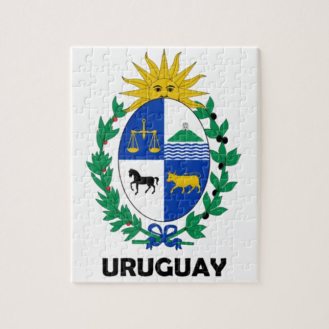 Puzzle URUGUAY - emblema/bandera/escudo de armas/símbolo (Vertical)