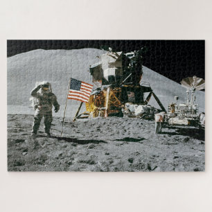 Puzzle USA  aterrizaje histórico de Apolo en la Luna