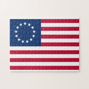 Puzzle usa betsy ross flag