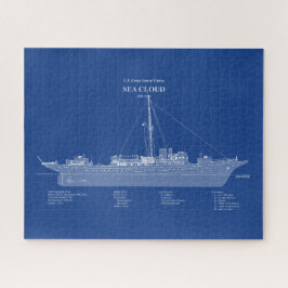 Puzzle USCG Cutter Sea Cloud wpg-284 - ABD