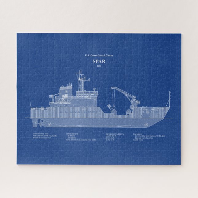 Puzzle USCG Cutter Spar wlb-206 - ABD (Horizontal)
