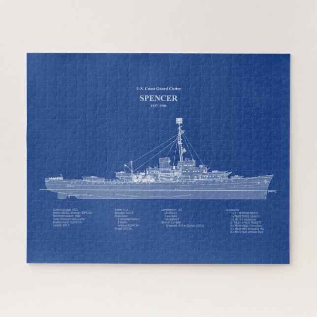 Puzzle USCG Cutter Spencer wpg-36 - ABD (Horizontal)