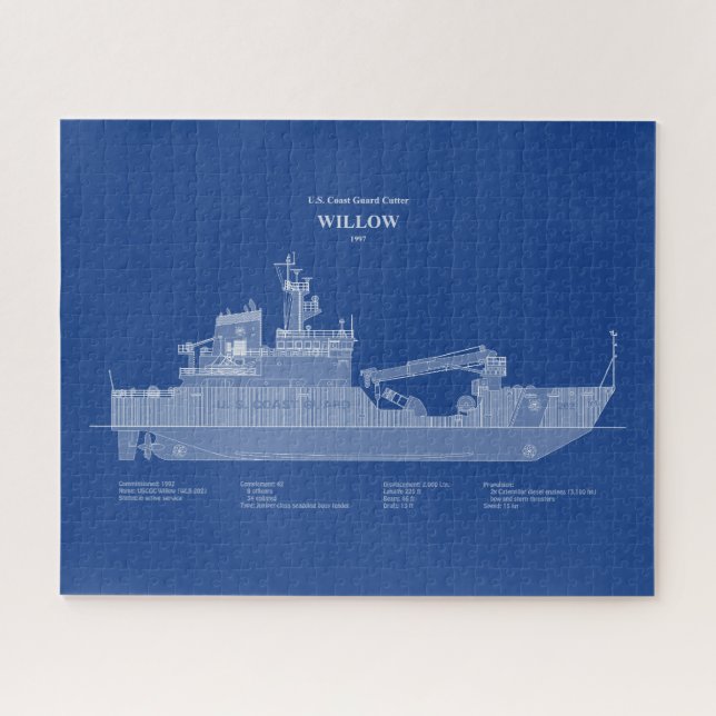 Puzzle USCG Cutter Willow wlb-202 - ABD (Horizontal)