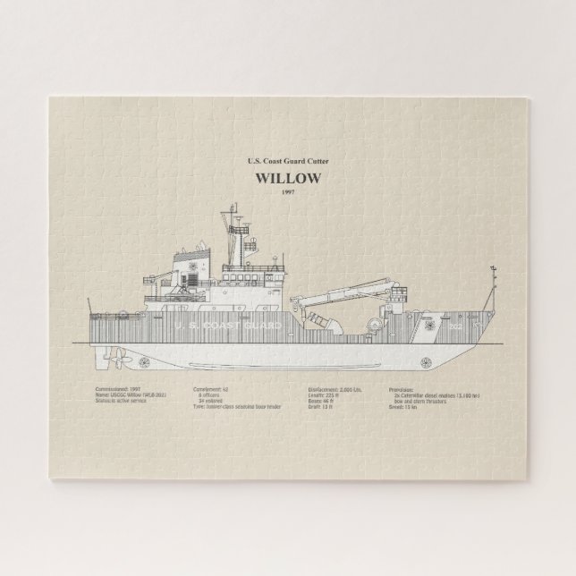 Puzzle USCG Cutter Willow wlb-202 - SBD (Horizontal)