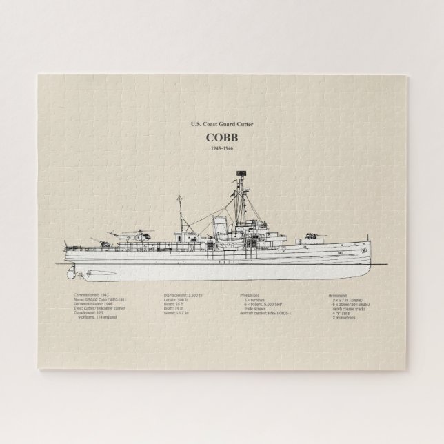 Puzzle USCGC Cobb wpg-181 - SBD (Horizontal)