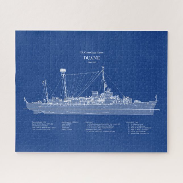Puzzle USCGC Duane wpg-33 - ABD (Horizontal)