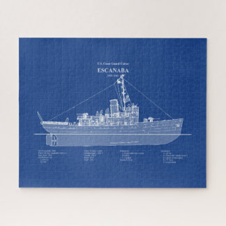 Puzzle USCGC Escanaba wpc-77 - ABD