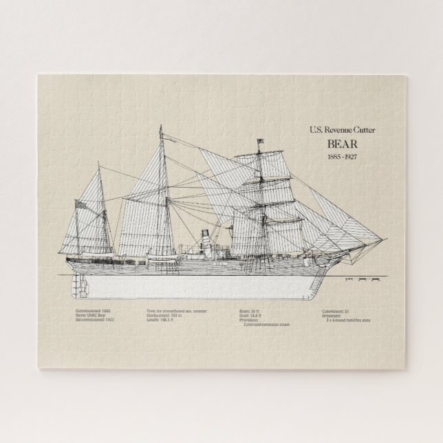 Puzzle USCGRC USRC Bear - SBD (Horizontal)