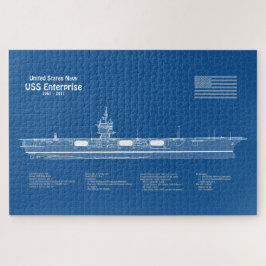 Puzzle USS Enterprise - Planes para el diseño general de 