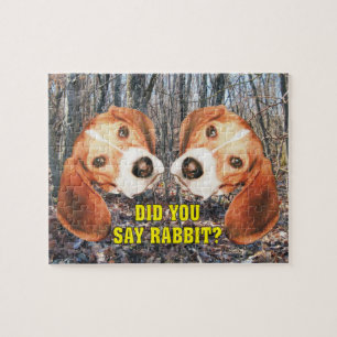Puzzle ¿Usted dijo el conejo? Beagle