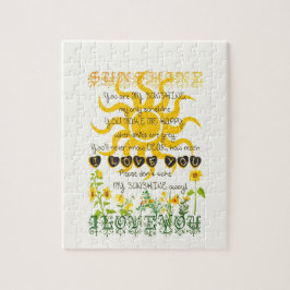 Puzzle Usted es mi sol