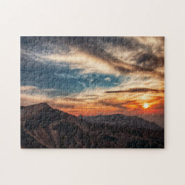 Puzzle Utah Fiery Cloud Sky