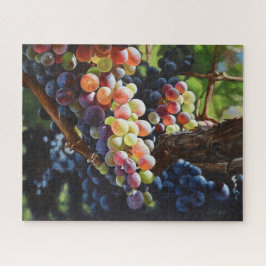 Puzzle Uvas de abundancia para amantes del vino y bodegas