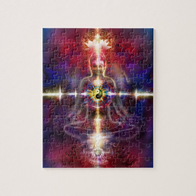 Puzzle V074 despiertan los dragones de Buda (Vertical)