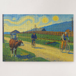 Puzzle Vaca mirando a Jules Buysse Tour de Francia 1926