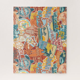 Puzzle Vacaciones costeras Waikiki Bay Hawaii