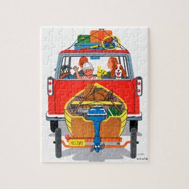 Puzzle Vacaciones de verano (Vertical)