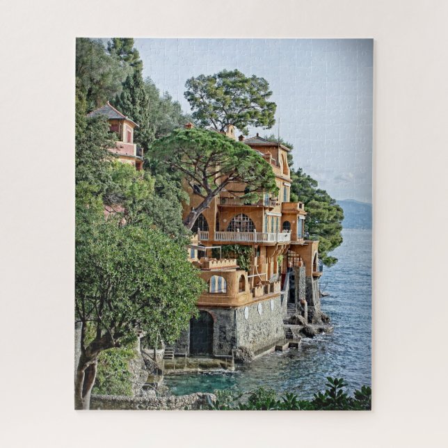 Puzzle Vacaciones en Italia - Portofino - 16x20 - 520 pcs (Vertical)
