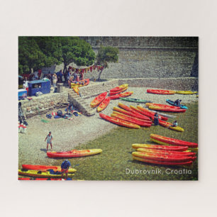Puzzle Vacaciones en la pared oeste de Croacia