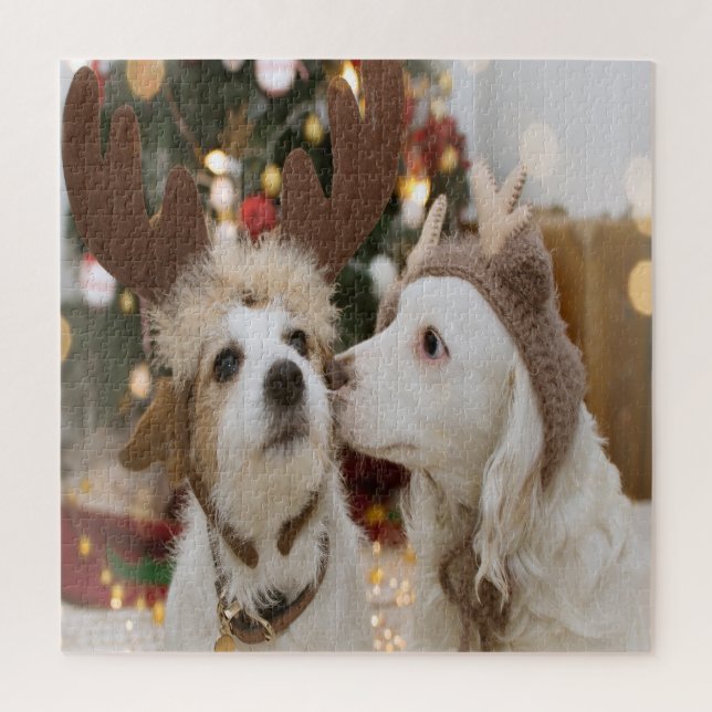 Puzzle Vacaciones para perros enamorados (Vertical)