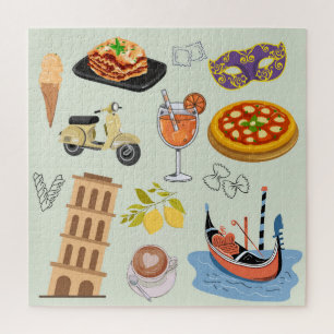 Puzzle Vacaciones perfectas en Italia