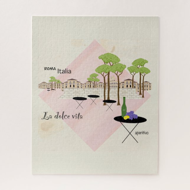 Puzzle Vacaciones Romanas (Vertical)