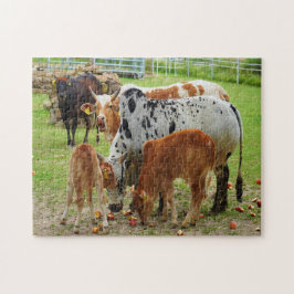 Puzzle Vacas de granja