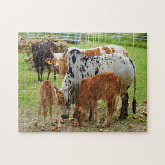 Puzzle Vacas de granja