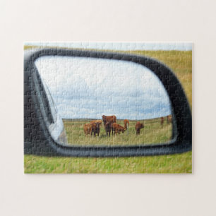 Puzzle Vacas en el espejo
