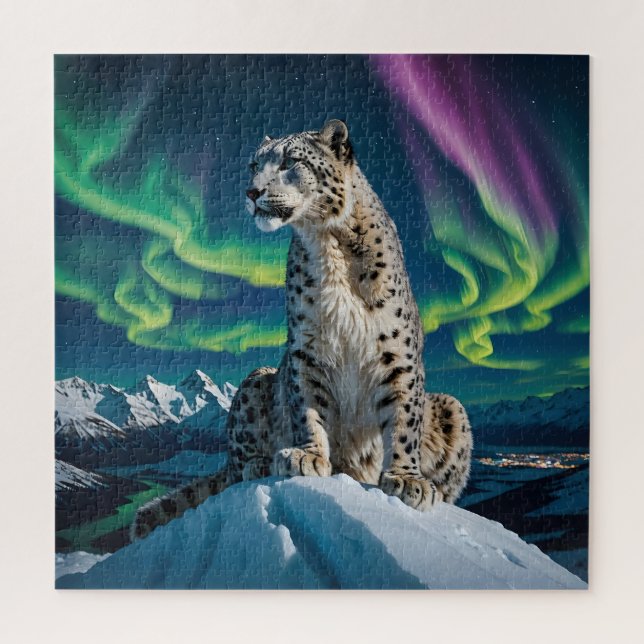 Puzzle “Vagabundo del cielo del norte” - Retrato de leopa (Vertical)