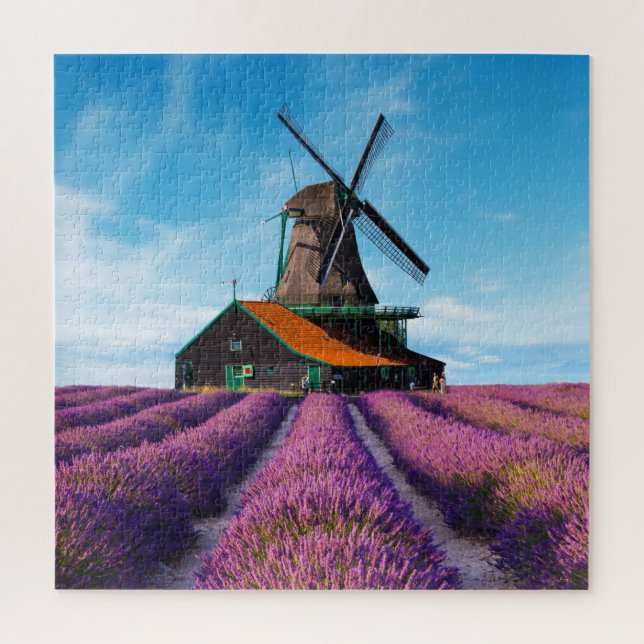 Puzzle Valensole Lavender Fields Provence Francia (Vertical)