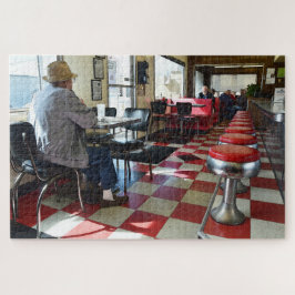 Puzzle Valentine Diner Interior