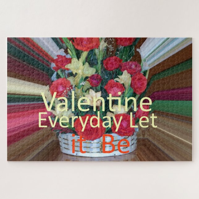Puzzle Valentine Everyday Share the Love (Horizontal)