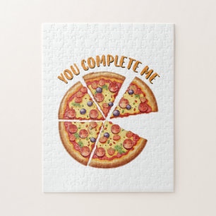 Puzzle Valentine Gift Pizza que me completa