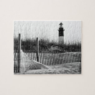 Puzzle Vallas de playa y faro